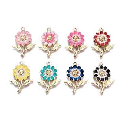 Alloy Enamel Pendants