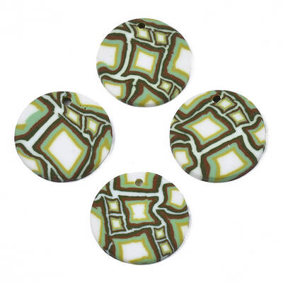 Handmade Polymer Clay Pendants