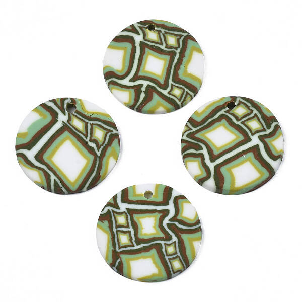 Handmade Polymer Clay Pendants