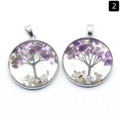 Natural Amethyst Pendants