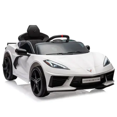 Garvee Ride - P Series: 12V Kids Ride on Car Licensed Corvette Battery Powered Car Toddles Electric Sports Car Toy with Remot...