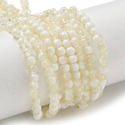 Crackle Glass Beads Strands