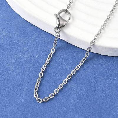 Tarnish Resistant 304 Stainless Steel Cable Chain Necklaces