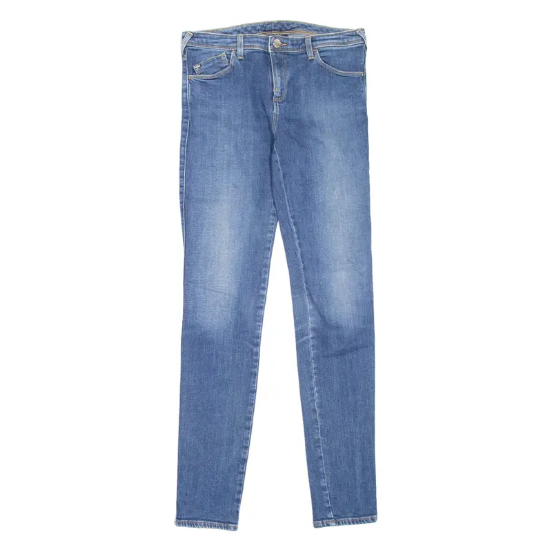 ARMANI JEANS J28 Orchid Womens Jeans Blue Slim Skinny Stone Wash W27 L30