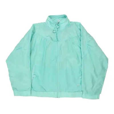 Adidas Jacket - Large Blue Nylon