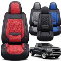 Pickup Car Seat Covers For Chevy Silverado GMC Sierra 2007-2025 1500 2500HD 3500HD Crew Cab,Front Seat Full Coverage For Chev...