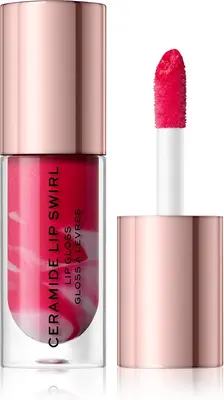 Makeup Revolution Ceramide Swirl Moisturizing Lip Gloss Color Bitten Red 4.5ml