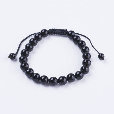 Adjustable Nylon Cord Braided Bead Bracelets