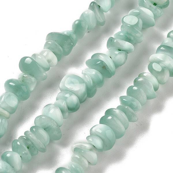 Natural Glass Beads Strands