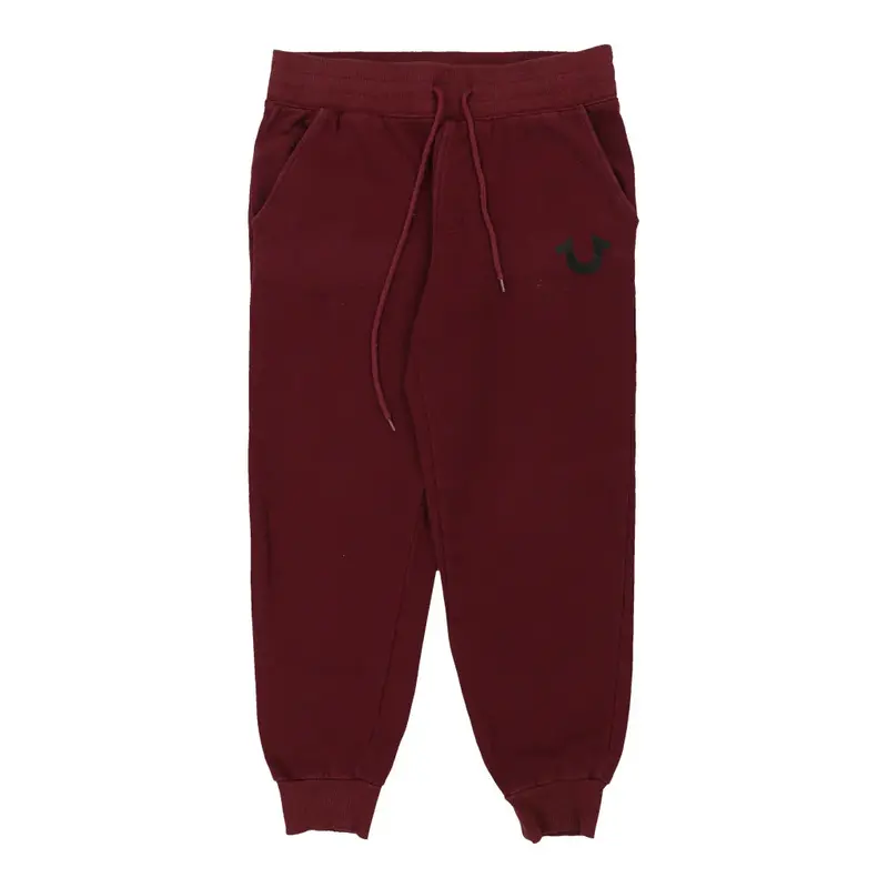 True Religion Joggers - Medium Burgundy Cotton Blend