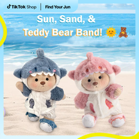 Shark Teddy Bear | Getahug Handmade Jointed Plush with Changeable Poses, Cuddly Stuffed Animal Gift for Collectors & Lovers, ...