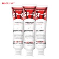 MSDRWIKEY SP-6 Probiotic Fresh Breath Toothpaste Set - 130g x 3 | Enamel Protection & Long-Lasting Freshness | Oral Care