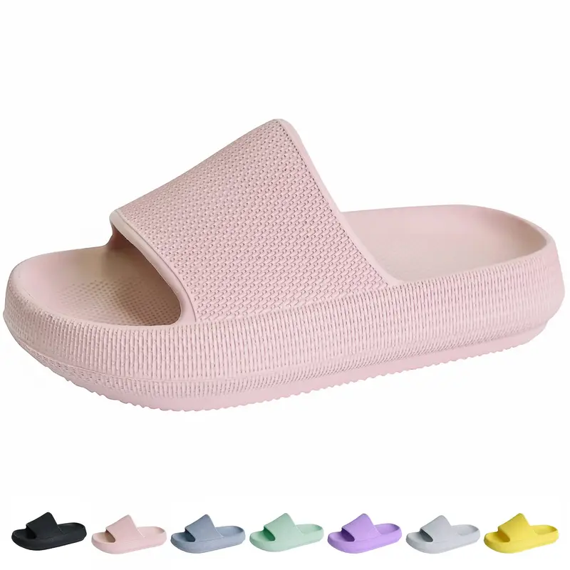 Pillow Slippers  Non Slip Quick Drying Shower Slides Bathroom Sandals | Ultra Cushion | Thick Sole Boy And Girls