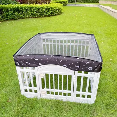 Cat Fence Mesh Top Cover, Washable Pet Fence Cover without Playpen, Dog Gaming House Mesh Top Cover, Pet Supplies for Outdoor...