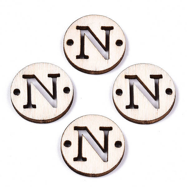 Unfinished Natural Poplar Wood Links Connectors