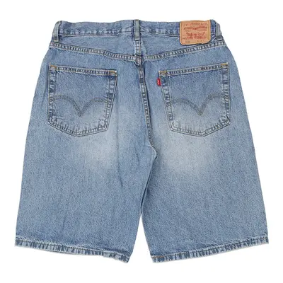 569 Levis Denim Shorts - 34W 12L Blue Cotton