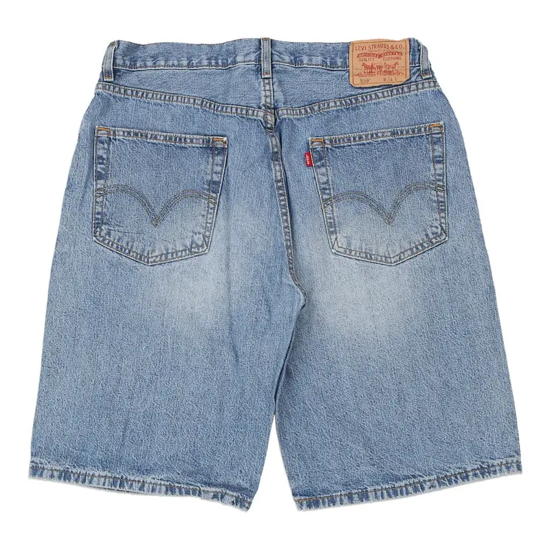 569 Levis Denim Shorts - 34W 12L Blue Cotton