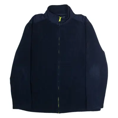 NAUTICA Mens Fleece Jacket Blue 2XL