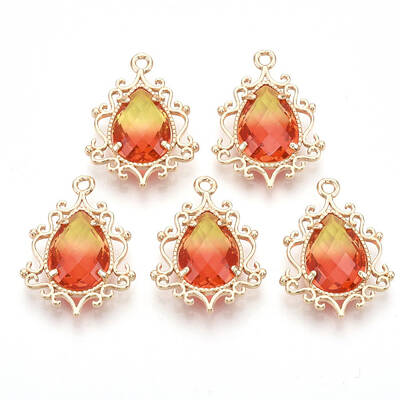 Golden Tone Brass Pendants
