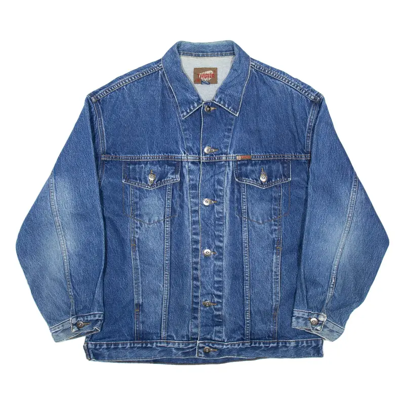 TWISTER Mens Denim Jacket Blue L