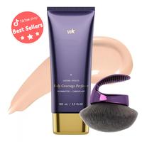 Beauty Body Coverage Perfector 3.5oz + X-Large Buffer Brush - Flawless Body Makeup, Concealer for Scars, Spots, Veins, Tattoo...