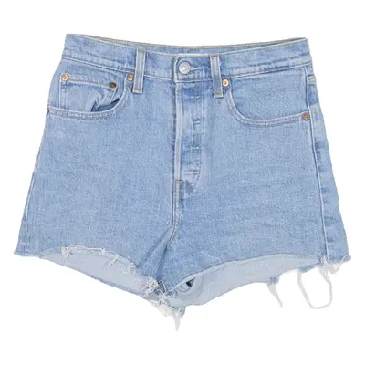 LEVI'S Ribcage BIG E Womens Denim Shorts Blue S W27