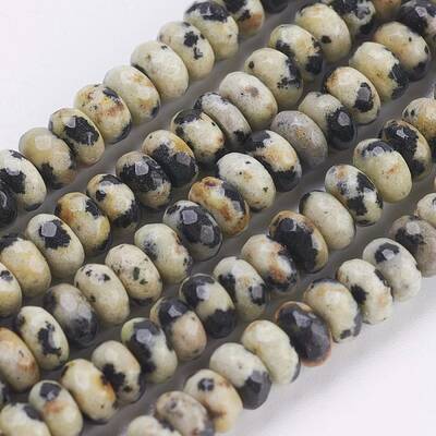Natural Dalmatian Jasper Beads Strands