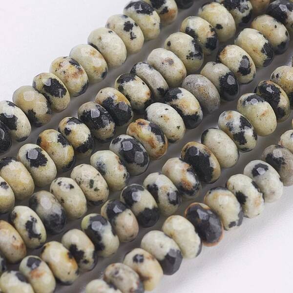 Natural Dalmatian Jasper Beads Strands