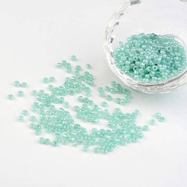 12/0 Ceylon Round Glass Seed Beads