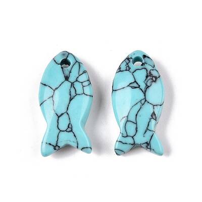 Synthetic Turquoise Pendants