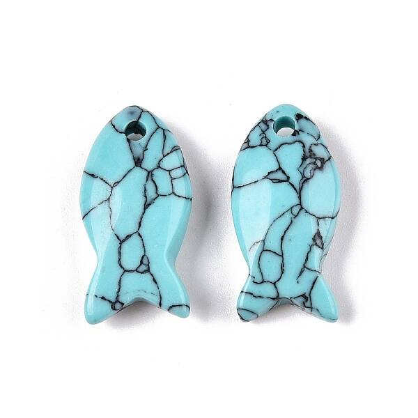 Synthetic Turquoise Pendants