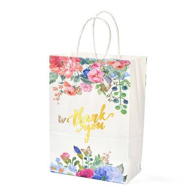 Gold Stamping Rectangle Paper Bags