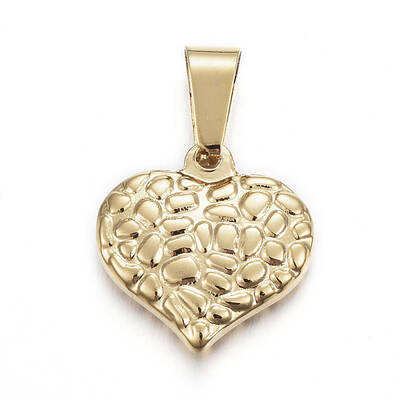 304 Stainless Steel Textured Pendants
