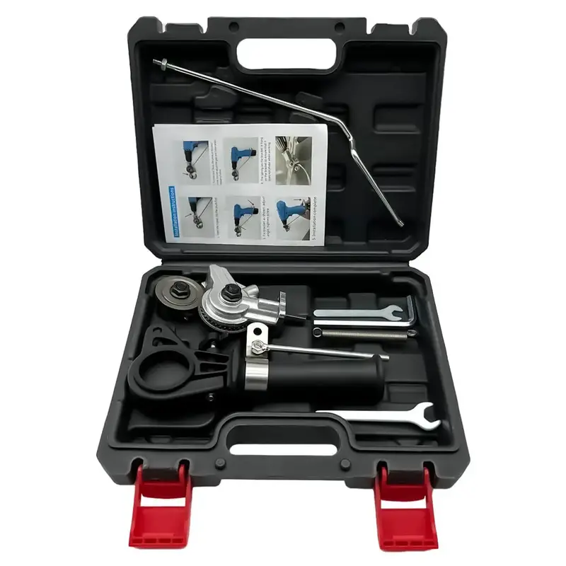 Electric Drill Plate Cutter Set with Storage Case, 1 Box Electric Drill Scissor Attachment, Versatile Metal Sheet Cutter Set ...