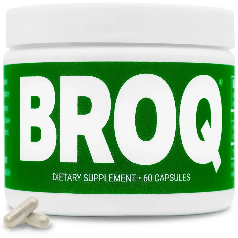 BROQ - Highest Sulforaphane Content for Detox, Longevity, Energy, Immunity - 3000+ Studies Proven - 180-Day Refund Guarantee ...