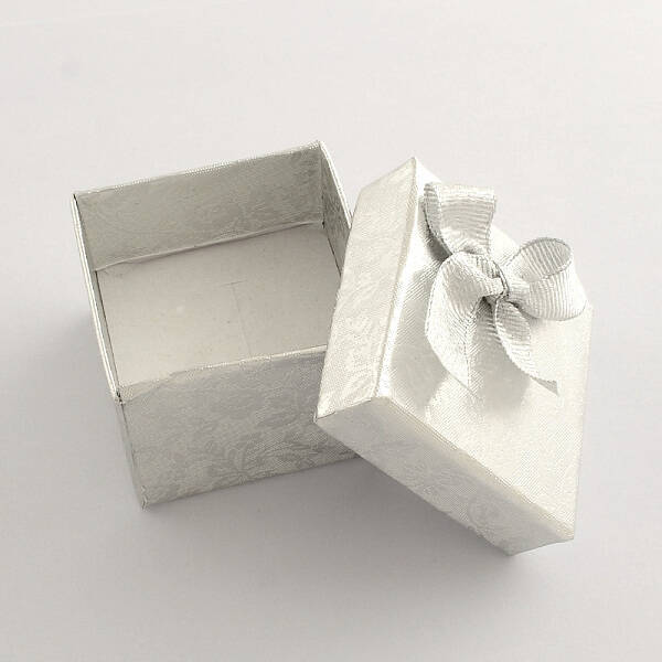 Valentines Day Presents Packages Square Cardboard Ring Boxes