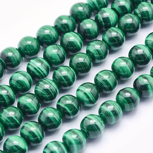 Natural Malachite Beads Strands