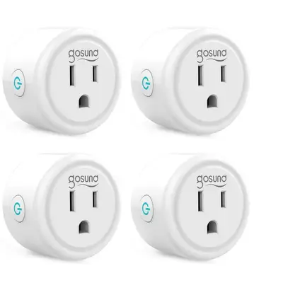 Smart Plug, WiFi Outlet Socket with Timer Function, WiFi Smart Plug Compatible with Alexa, ETL FCC Listed, No Hub Required, ...