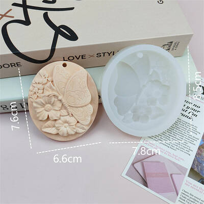 Flower Pendant DIY Food Grade Silicone Mold