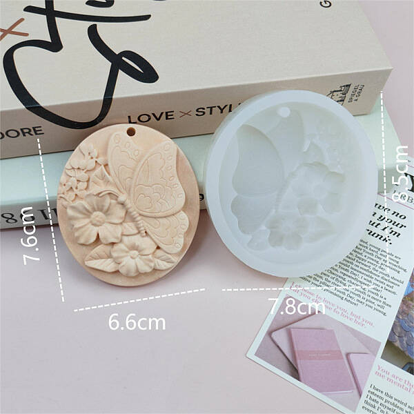 Flower Pendant DIY Food Grade Silicone Mold