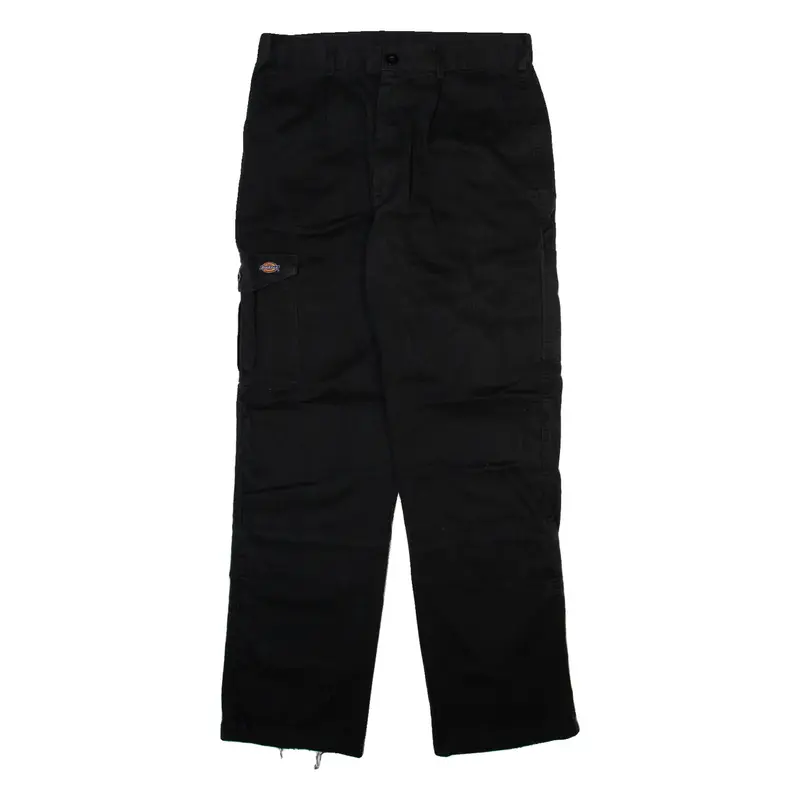 DICKIES Mens Trousers Black Regular Straight W32 L31