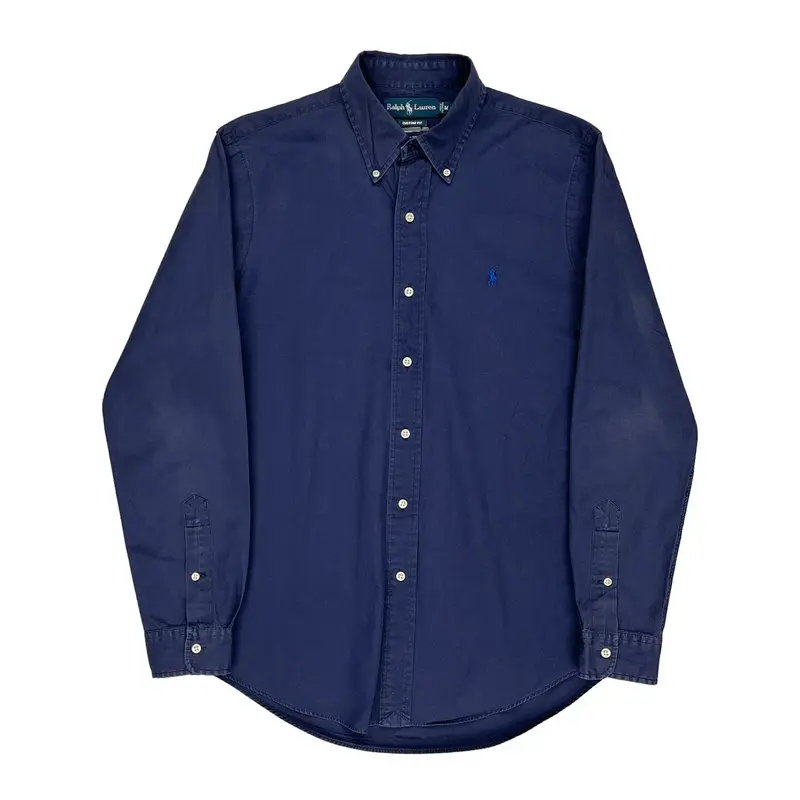 Ralph Lauren Shirt - Medium Blue Cotton | Size: medium