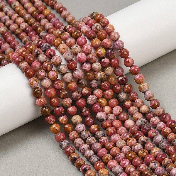 Natural Rhodonite Beads Strands