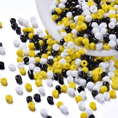 6500Pcs 300G 3 Colors Glass Seed Beads