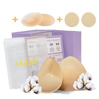 Transform Your Look with HULILY's Sticky Push Up Inserts! Double-Sided Adhesive Bra Cups for Women, Delivering an Instant, Se...