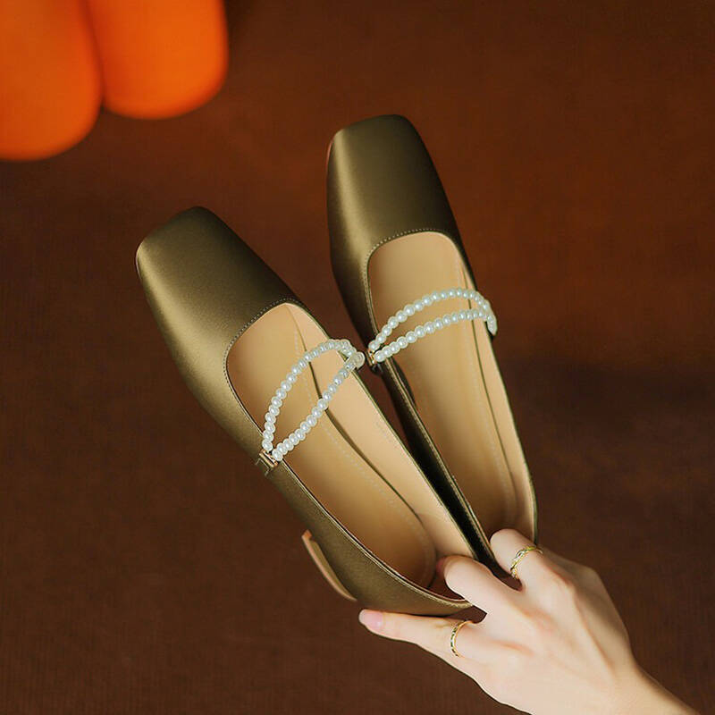CHIKO Esme Square Toe Block Heels Mary Jane Shoes