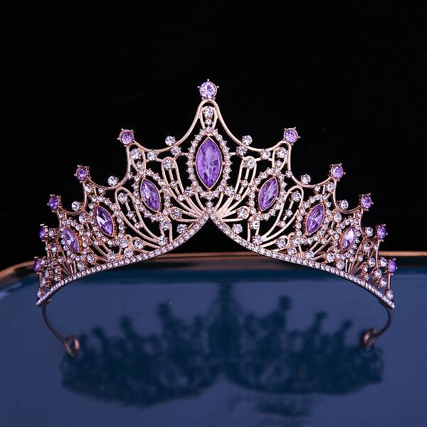 Alloy Rhinestone Hair Bands
