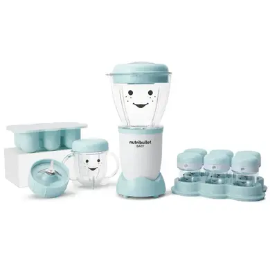 NutriBullet Baby Food Blender, 32-oz, Blue, NBY-50100