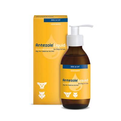 Antezole Liquid Oral Suspension For Dogs & Cats 100 Ml