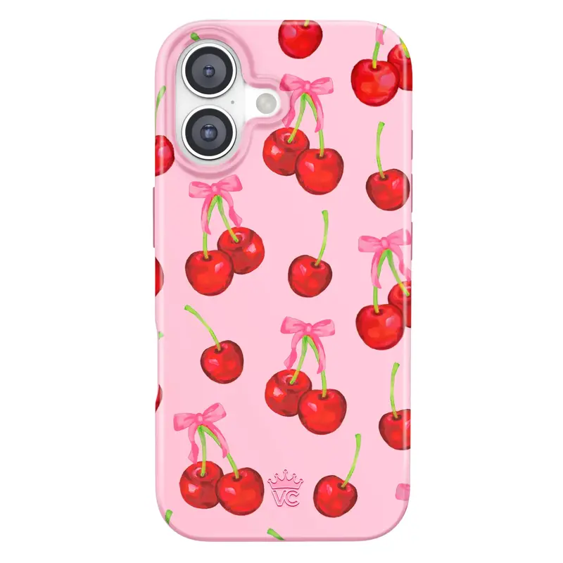 Velvet Caviar Sweet Cherry iPhone Case – Cute, Trendy & Drop-Tested Phone Cases for iPhone 17 with Stylish Girly Design and...